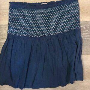 L Navy Blue Halter Top